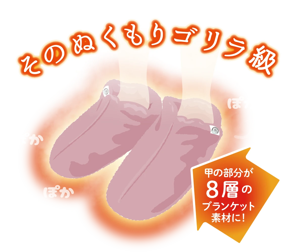 汗ばむほどのぬくもり